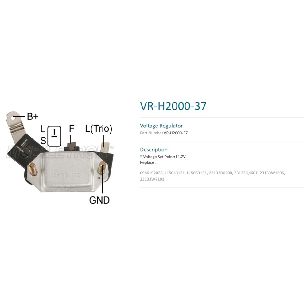 HITCAHI TİP KONJEKTÖR 12V NISSAN SUNNY-BLUEBIRD-PICK UP