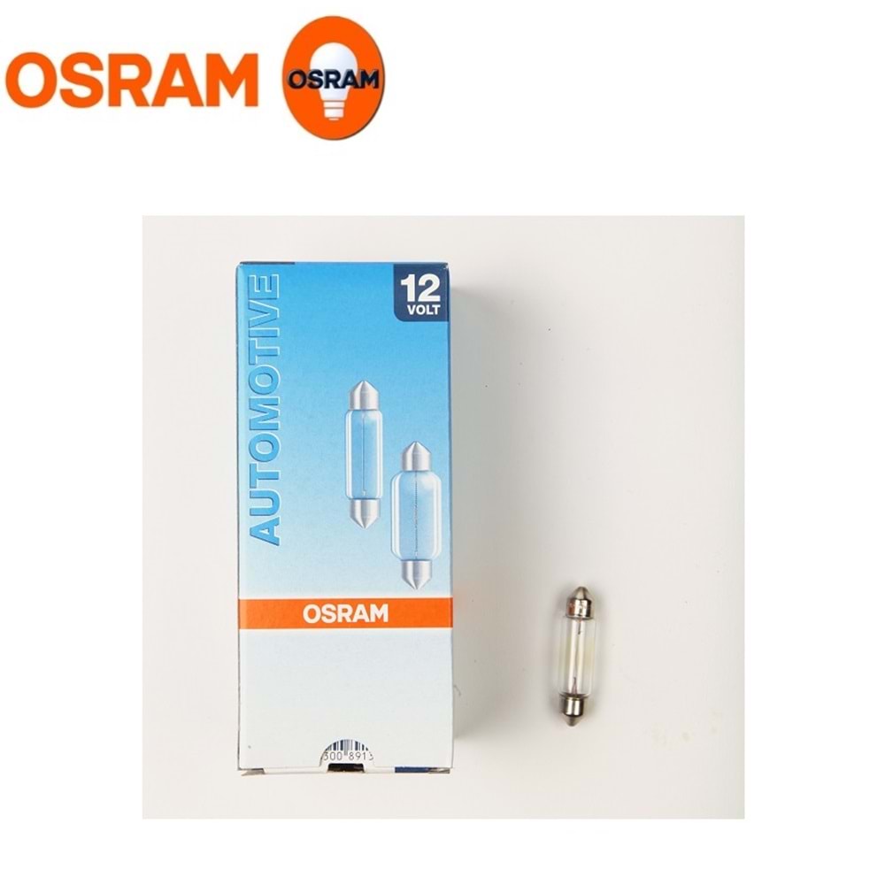OSRAM SOFİT AMPUL 12V 10W UZUN SOFİT