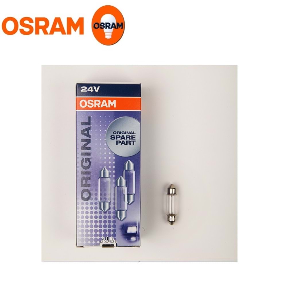 OSRAM SOFİT AMPUL 24V 5W KISA