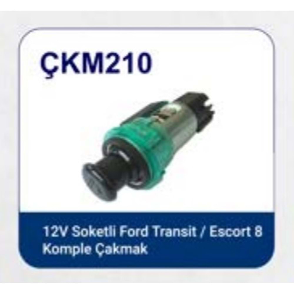 OTO ÇAKMAĞI KOMPLE ÇAKMAK 12V SOKETLİ FORD TRANSİT / ESCORT 8