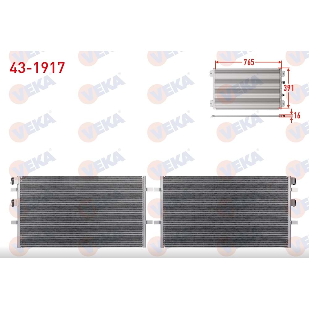 KLİMA RADYATÖRÜ FORD TRANSIT (V347) 2.2 TDCI M-T 2006-2014