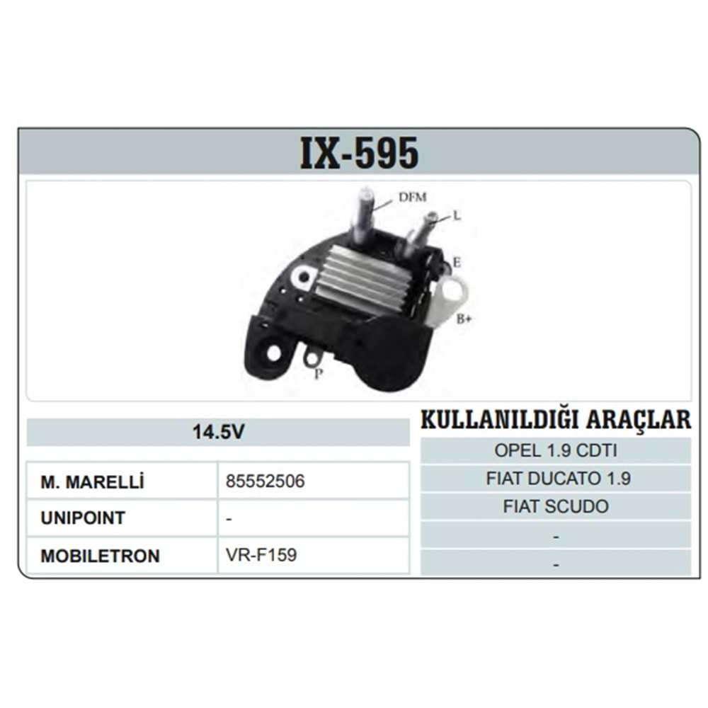 MARELLİ TİP KONJEKTÖR 12V OPEL/FIAT DUCATO YM UZUN ÇİFT CİVATA