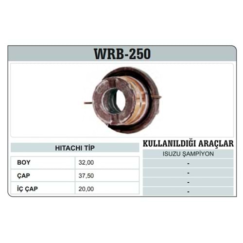 ROTOR BAKIRI HITACHI TİP ISUZU CHAMPION