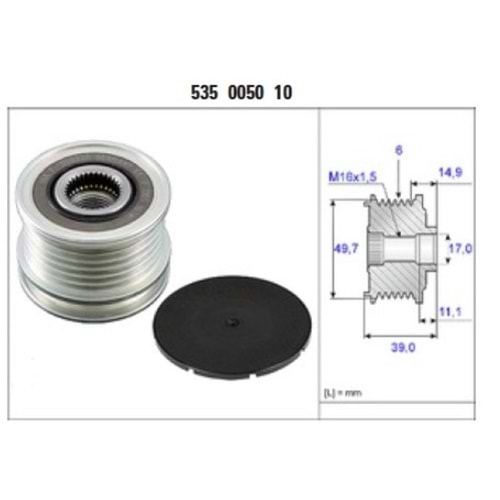 RULMANLI KASNAK 6PK MERCEDES C SERI VITO&SPRINTER F233197